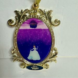 NWT. Disney Cruise Line DCL Wish ornament featuring Cinderella.
